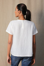 Load image into Gallery viewer, White pleated top