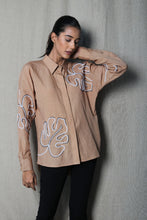 Load image into Gallery viewer, Beige leaf shirt