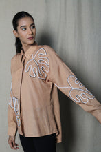 Load image into Gallery viewer, Beige leaf shirt