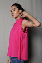 Load image into Gallery viewer, Sleeveless pink top