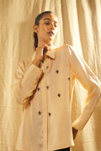 Load image into Gallery viewer, Champagne gold Swarovski shirt