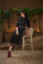 Load image into Gallery viewer, Calf length gathered dress