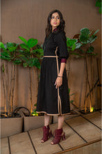 Load image into Gallery viewer, Calf length gathered dress