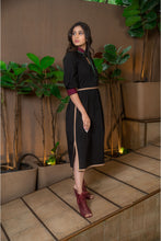 Load image into Gallery viewer, Calf length gathered dress