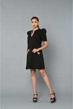 Load image into Gallery viewer, Black shift dress
