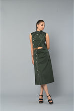 Load image into Gallery viewer, Asymmetrical top with skirt