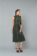 Load image into Gallery viewer, Asymmetrical top with skirt