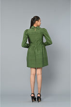 Load image into Gallery viewer, Pleated full sleeves dress