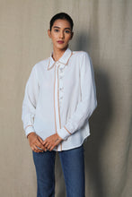 Load image into Gallery viewer, White Frill shirt
