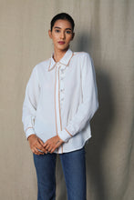 Load image into Gallery viewer, White Frill shirt
