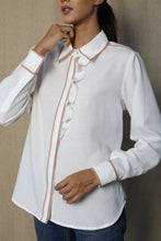 Load image into Gallery viewer, White Frill shirt
