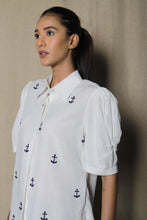 Load image into Gallery viewer, White anchor shirt

