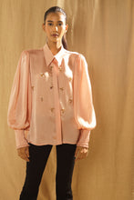 Load image into Gallery viewer, Rose gold pearl shirt

