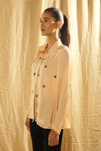Load image into Gallery viewer, Champagne gold Swarovski shirt
