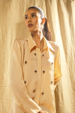 Load image into Gallery viewer, Champagne gold Swarovski shirt
