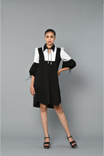 Load image into Gallery viewer, Black and White dress
