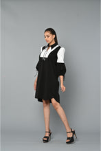 Load image into Gallery viewer, Black and White dress
