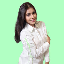 Load image into Gallery viewer, White Shirt with Neon Green detailing
