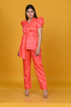 Load image into Gallery viewer, Orange solid co-ord set

