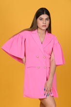 Load image into Gallery viewer, Pink blazer dress
